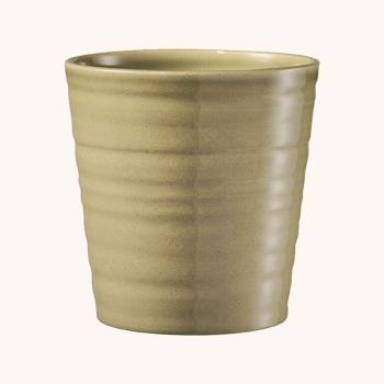 KERAMICKÝ KVETINÁČ, EFEKT CANBERRA OLIVOVÝ