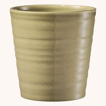 KERAMICKÝ KVETINÁČ, EFEKT CANBERRA OLIVOVÝ