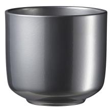 KERAMICKÝ PODŠÁLOK, "BARI GLAMOUR", LESKLÁ STRIEBORNÁ