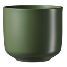 KERAMICKÝ KVETINÁČ, "BARI GLAMOUR", ZELENÝ MACH