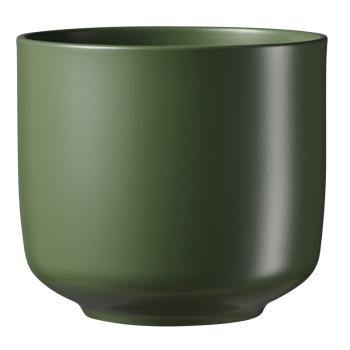 KERAMICKÝ KVETINÁČ, "BARI GLAMOUR", ZELENÝ MACH