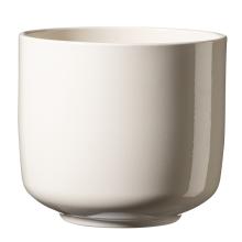 KERAMICKÝ HRNIEC, BARI LESKLÝ KRÉMOVÝ