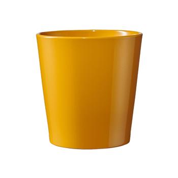 KERAMICKÝ PODTÁCEK, DALLASKÝ VÁNOK, HORČICOVO ŽLTÁ