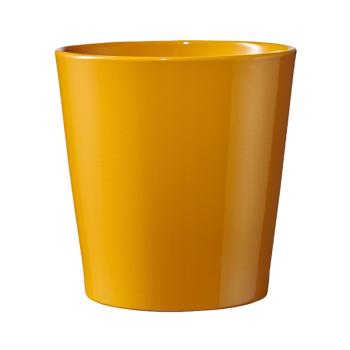 KERAMICKÝ PODTÁCEK, DALLASKÝ VÁNOK, HORČICOVO ŽLTÁ