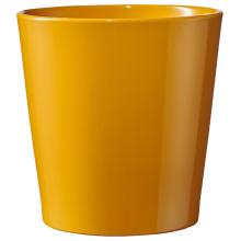 KERAMICKÝ PODTÁCEK, DALLASKÝ VÁNOK, HORČICOVO ŽLTÁ