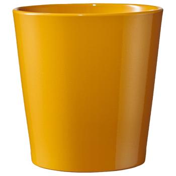 KERAMICKÝ PODTÁCEK, DALLASKÝ VÁNOK, HORČICOVO ŽLTÁ