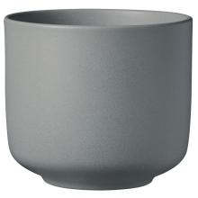 KERAMICKÝ KVETINÁČ, "BARI BLOSSOM", SIVÝ