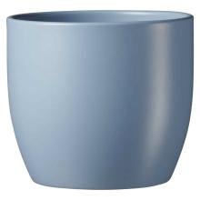 KERAMICKÝ HRNIEC, "BASEL SPRING", SVETLOMODRÝ