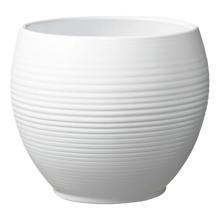 KERAMICKÝ HRNIEC, "MANACOR", MATNÁ BIELA