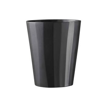 KERAMICKÝ KVETINÁČ "UMEA " MATNÝ ANTRACITOVÝ ORCHIDEA