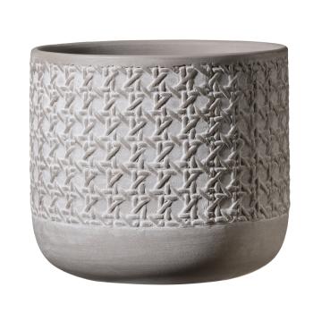 KERAMICKÝ HRNIEC, "VIENNA", SIVÝ