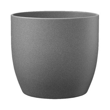 KERAMICKÝ HRNIEC, "BASEL STONE", TMAVOSIVÝ