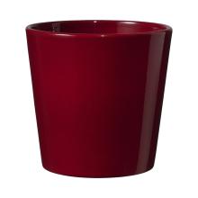 KERAMICKÝ HRNIEC, "DALLAS STYLE", LESKLÁ BORDOVÁ FARBA