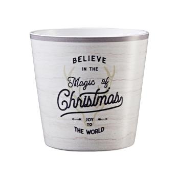 KERAMICKÝ HRNIEC S NÁPISOM "DALLAS" MAGIC OF CHRISTMAS" "RISTMAS JOY TO THE WORLD