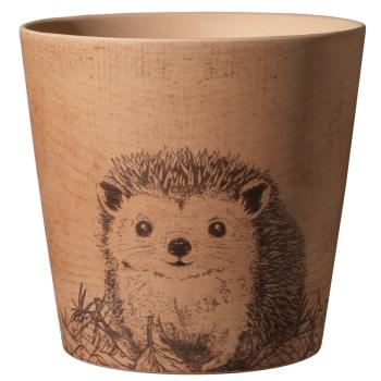 KERAMICKÝ KVETINÁČ, "DALLAS FOREST FRIEND", JEŽKO