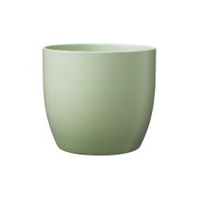 KERAMICKÝ HRNIEC, "BASEL FASHION", PIESKOVO ZELENÝ