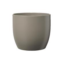 KERAMICKÝ HRNIEC, "BASEL FASHION", MATNÁ SIVÁ