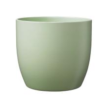 KERAMICKÝ HRNIEC, "BASEL FASHION", MATNÁ BLEDOZELENÁ