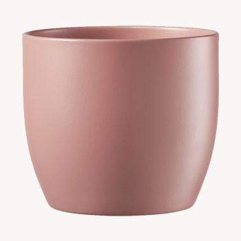 KERAMICKÝ HRNIEC, "BASEL FASHION", MATNÁ RUŽA