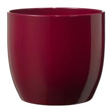 KERAMICKÝ HRNIEC, "BASEL FASHION", LESKLÝ CYKLÁMEN