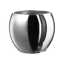 KERAMICKÝ HRNIEC, "ALBERTA", STRIEBORNÁ METALÍZA