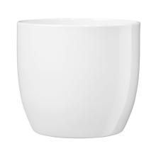 KERAMICKÝ HRNIEC, "BASIC FULL COLOR", LESKLÁ BIELA