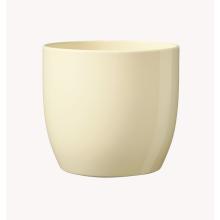 KERAMICKÝ HRNIEC, "BASEL FULL COLOR", SVETLÁ VANILKA