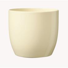 KERAMICKÝ HRNIEC, "BASEL FULL COLOR", SVETLÁ VANILKA