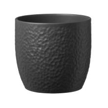 KERAMICKÝ HRNIEC, "BOSTON", MATNÝ ANTRACIT