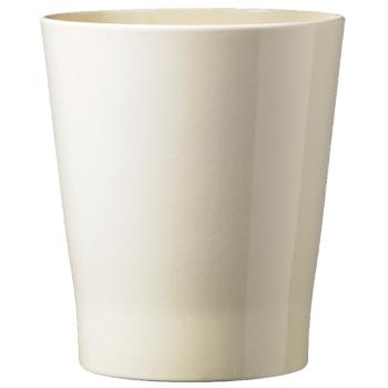 KERAMICKÝ KVETINÁČ NA ORCHIDEU, "MERINA", SVETLÁ VANILKA