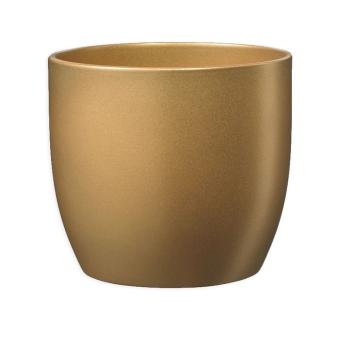 KERAMICKÁ NÁDOBA, "BASEL GLAMOUR", ZLATÁ