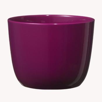 KERAMICKÝ KVETINÁČ, "SEVILLA", SVETLÁ ČERNICA