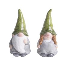 KERAMICKÝ NOSOVÝ KUŽEĽ, ZELENO-ŠEDÝ