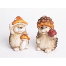 KERAMICKÝ JEŽKO, KLOBÚČIK HUBY ALEBO ŽALUĎA, ČERVENÝ