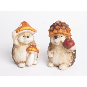 KERAMICKÝ JEŽKO, KLOBÚČIK HUBY ALEBO ŽALUĎA, ČERVENÝ