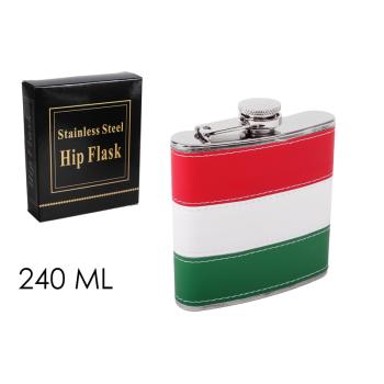 PLOCHÉ SKLO, NEHRDZAVEJÚCA OCEĽ, MAĎARSKÁ, ČERVENO-BIELO-ZELENÁ KOŽENKA