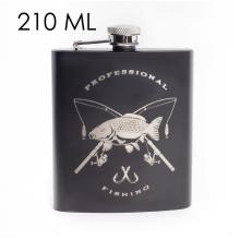 PLOCHÉ SKLO, NEREZOVÁ OCEĽ, ČIERNA FARBA, RYBÁRČENIE