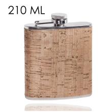 KOVOVÁ PLOCHÁ FĽAŠA 210ML ZÁTKA