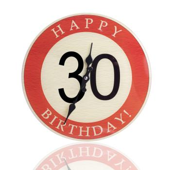 SKLENENÉ NÁSTENNÉ HODINY STARÉ 30 ROKOV