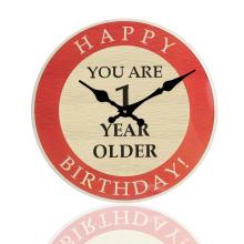 SKLENENÉ NÁSTENNÉ HODINY OKRÚHLE +1ROK STARŠIE