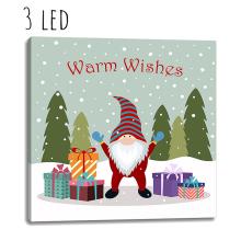 PLÁTNO OSVETLENÝ OBRAZ S 3 LED DIÓDAMI, FÚZY S DARČEKOM