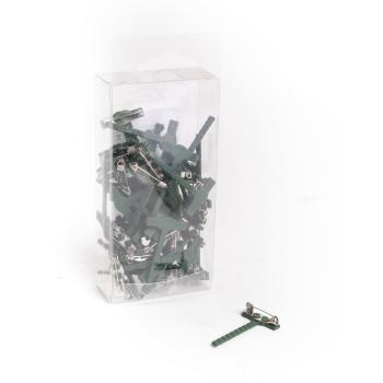 KVETINOVÁ SPONA 50 KUSOV ZELENÁ