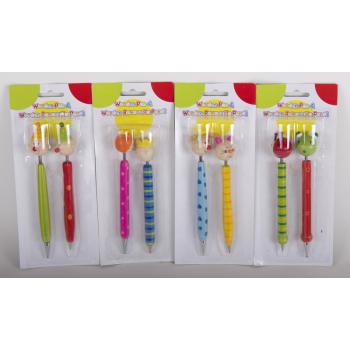 DREVENÁ SÚPRAVA PERA A PALIČKY, 2 KUSY, HLAVA POSTAVY