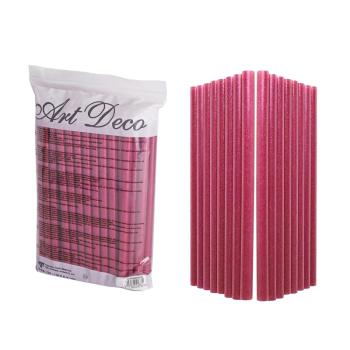 LEPIACE TYČINKY V SÁČKU, 50 KUSOV, TRBLIETAVÉ RUŽOVÉ ZLATO, BOD TOPENIA: 75C, TRVALÁ PRIĽNAVOSŤ: 6 MESIACOV, PEVNOSŤ V ŤAHU: 25KG