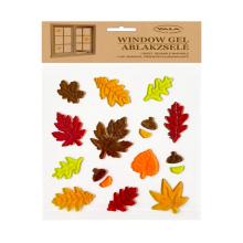 GÉL NA OKNO JESENNÉ LISTY 20X25