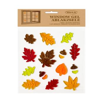 GÉL NA OKNO JESENNÉ LISTY 20X25