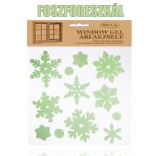 GÉL NA OKNO FOSFORESKUJÚCI KRYŠTÁL 20X25