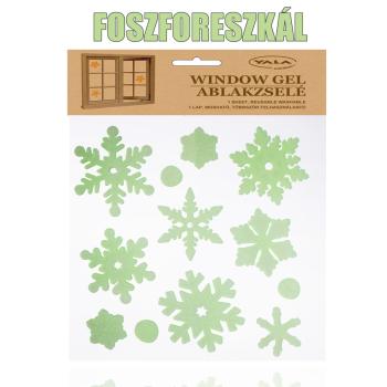 GÉL NA OKNO FOSFORESKUJÚCI KRYŠTÁL 20X25