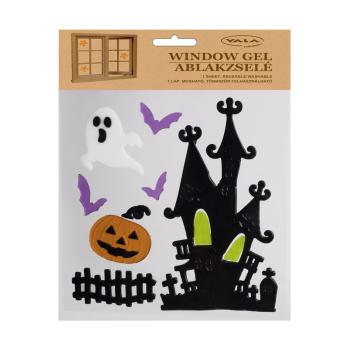 GÉL NA OKNO HALLOWEEN HRAD A TEKVICA