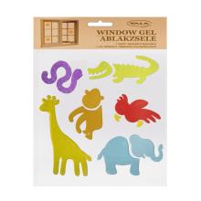 GÉL NA OKNO AFRICKÉ ZVIERATÁ